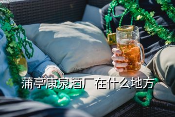 蒲亭康泉酒廠在什么地方