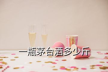 一瓶茅臺(tái)酒多少斤