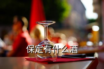 保定有什么酒