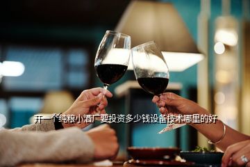 開(kāi)一個(gè)純糧小酒廠(chǎng)要投資多少錢(qián)設(shè)備技術(shù)哪里的好