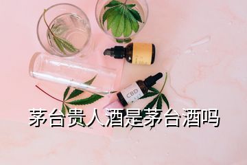 茅臺(tái)貴人酒是茅臺(tái)酒嗎