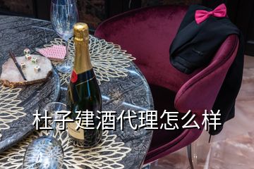 杜子建酒代理怎么樣