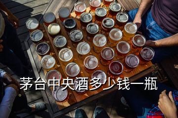 茅臺(tái)中央酒多少錢一瓶