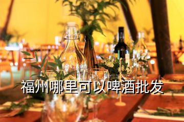 福州哪里可以啤酒批發(fā)