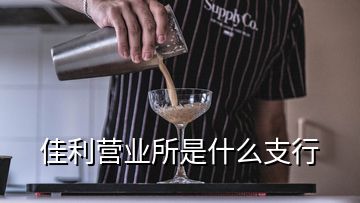 佳利營業(yè)所是什么支行