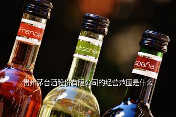 貴州茅臺(tái)酒股份有限公司的經(jīng)營(yíng)范圍是什么