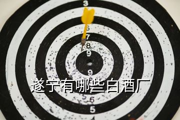 遂寧有哪些白酒廠