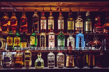 貴州省懷仁市茅臺鎮(zhèn)酒城酒業(yè)有限公司 生產(chǎn)的盛世典藏 十五年