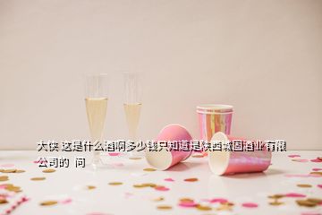 大俠 這是什么酒啊多少錢只知道是陜西城固酒業(yè)有限公司的  問