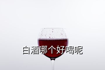 白酒哪個(gè)好喝呢