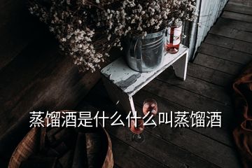 蒸餾酒是什么什么叫蒸餾酒