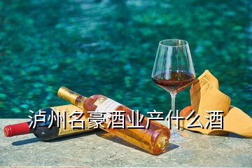 瀘州名豪酒業(yè)產什么酒