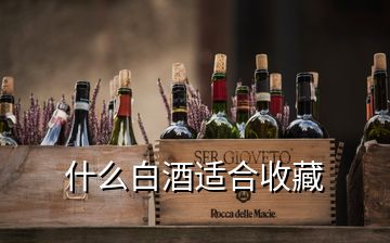 什么白酒適合收藏