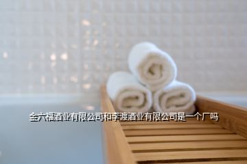 金六福酒業(yè)有限公司和李渡酒業(yè)有限公司是一個廠嗎