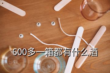 600多一箱都有什么酒