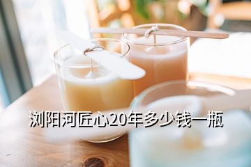 瀏陽河匠心20年多少錢一瓶