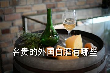 名貴的外國(guó)白酒有哪些