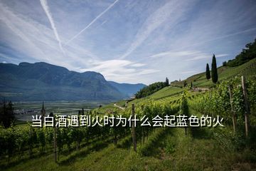 當(dāng)白酒遇到火時(shí)為什么會(huì)起藍(lán)色的火