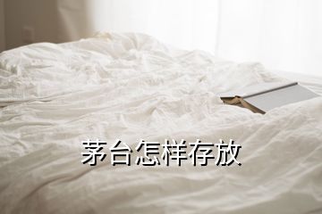 茅臺怎樣存放