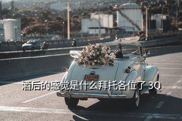 酒后的感覺(jué)是什么拜托各位了 3Q