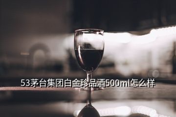 53茅臺(tái)集團(tuán)白金珍品酒500ml怎么樣