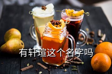 有軒瑄這個(gè)名字嗎