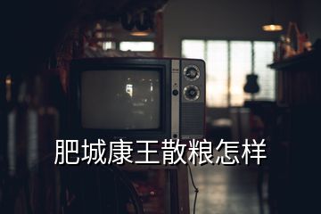 肥城康王散糧怎樣