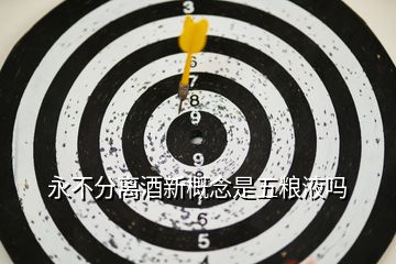 永不分離酒新概念是五糧液嗎