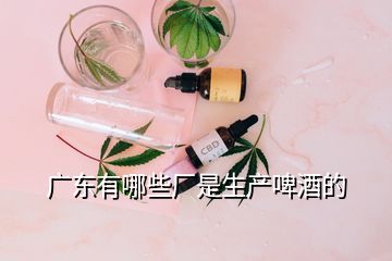 廣東有哪些廠是生產(chǎn)啤酒的