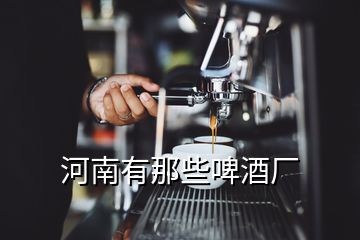 河南有那些啤酒廠