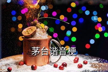 茅臺諧音梗