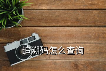 追溯碼怎么查詢