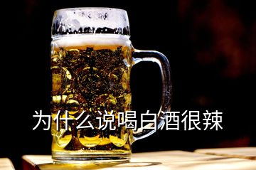 為什么說(shuō)喝白酒很辣