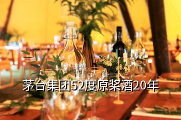 茅臺集團(tuán)52度原槳酒20年