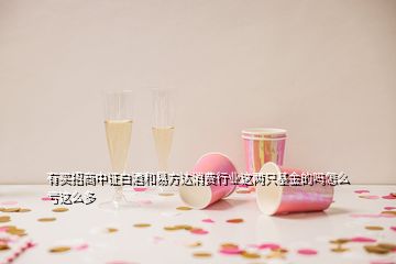 有買招商中證白酒和易方達(dá)消費(fèi)行業(yè)這兩只基金的嗎怎么虧這么多