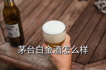 茅臺(tái)白金酒怎么樣