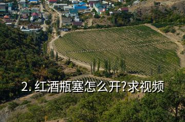 2. 紅酒瓶塞怎么開?求視頻