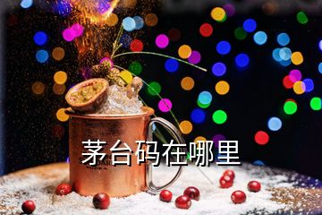 茅臺碼在哪里