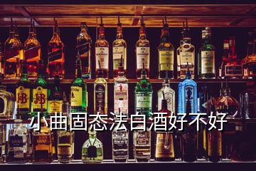 小曲固態(tài)法白酒好不好