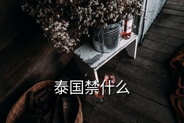 泰國禁什么