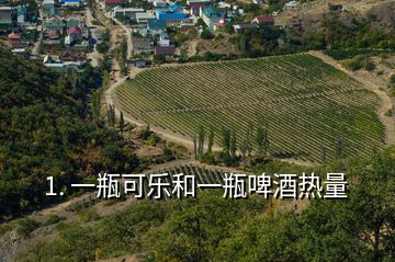 1. 一瓶可樂和一瓶啤酒熱量