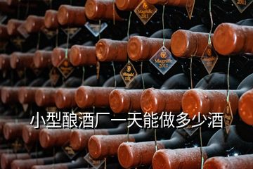 小型釀酒廠一天能做多少酒