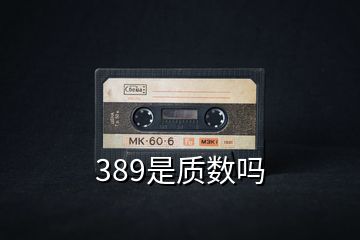 389是質(zhì)數(shù)嗎