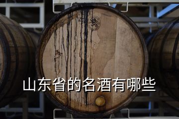 山東省的名酒有哪些