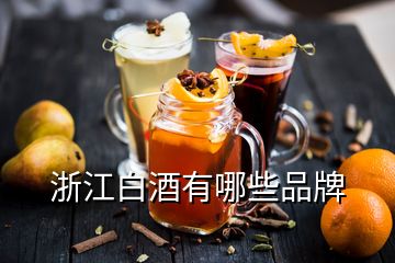 浙江白酒有哪些品牌