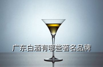 廣東白酒有哪些著名品牌