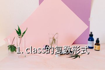 1. class的復(fù)數(shù)形式