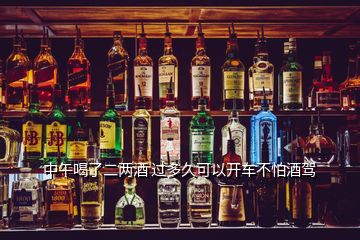 中午喝了二兩酒 過多久可以開車不怕酒駕