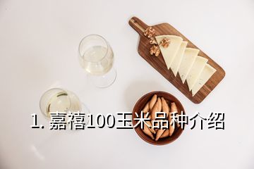 1. 嘉禧100玉米品種介紹