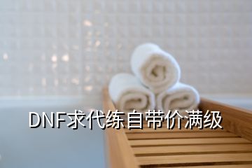 DNF求代練自帶價(jià)滿級(jí)